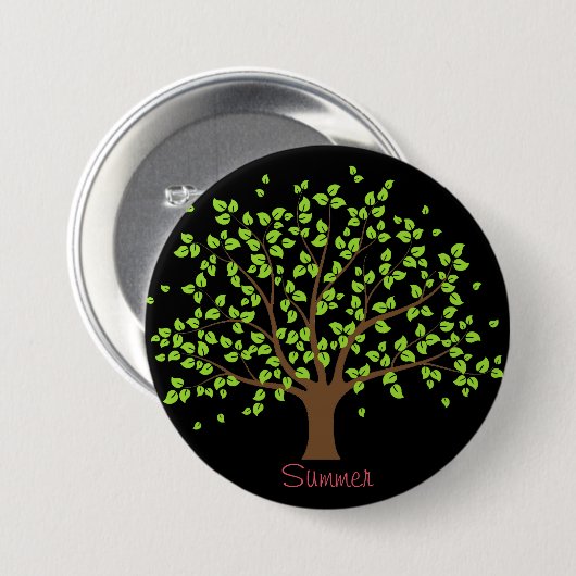 Schaltfläche "Summer Green Tree" Button (Vorne & Hinten)