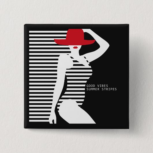 Schaltfläche "Summer Woman" Button (Vorderseite)