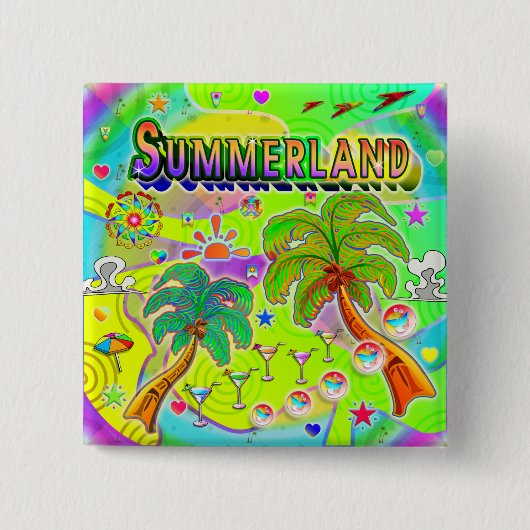 Schaltfläche Summerland Mind Focus Button (Vorderseite)