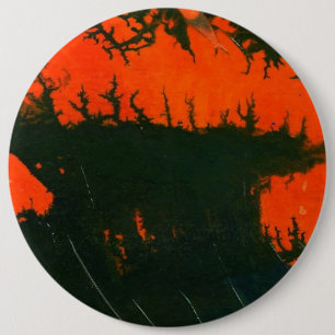 Schaltfläche "Sumpffeuer #2" für Abstrakte Kunst Button