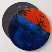 Schaltfläche "Sumpffeuer #4" für Abstrakte Kunst Button (Vorne & Hinten)