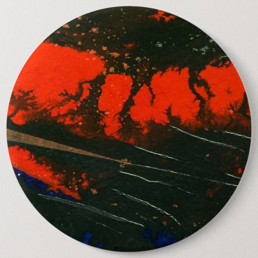 Schaltfläche "Sumpffeuer 5" Abstrakte Kunst Button (Vorderseite)