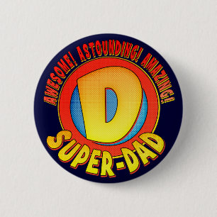 Schaltfläche "Super Vater Vatertag" Button