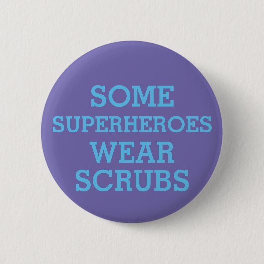 Schaltfläche "Superhelden in Scrubs" Button (Vorderseite)
