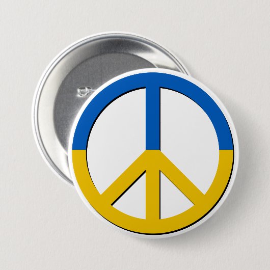 Schaltfläche "Support für die Ukraine" Button (Vorne & Hinten)