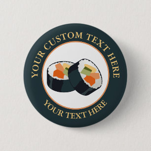 Schaltfläche "Sushi Custom Text Logo" Button