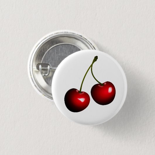 Schaltfläche Sweet Cherries Button (Vorne & Hinten)