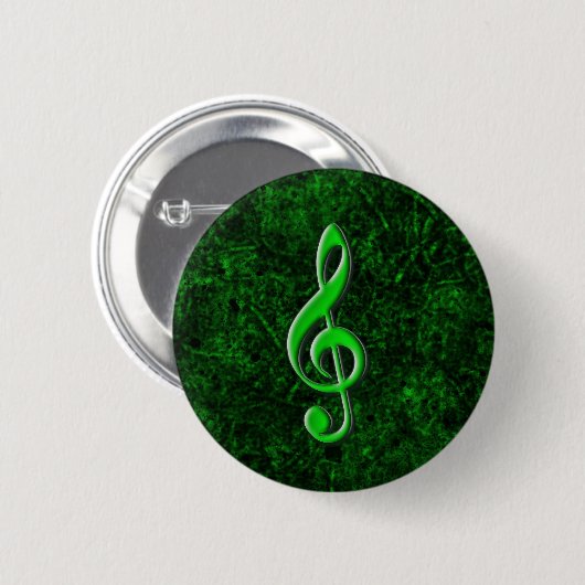 Schaltfläche Symbol für grüne Musiknote Button (Vorne & Hinten)