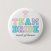 Schaltfläche Team Bride Button (Vorderseite)