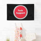 Schaltfläche "Technischer Support - Red Panic" Banner (Insitu)