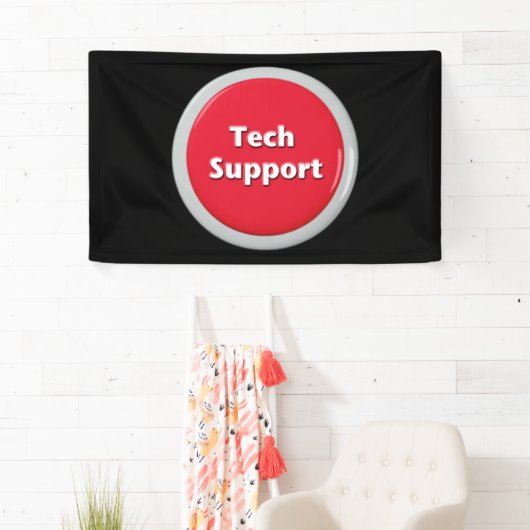 Schaltfläche "Technischer Support - Red Panic" Banner (Insitu)