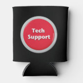 Schaltfläche "Technischer Support - Red Panic" Dosenkühler (Vorderseite)