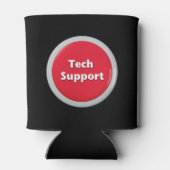 Schaltfläche "Technischer Support - Red Panic" Dosenkühler (Rückseite)