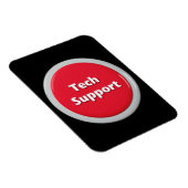 Schaltfläche "Technischer Support - Red Panic" Magnet (Rechte Seite)