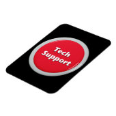 Schaltfläche "Technischer Support - Red Panic" Magnet (Linke Seite)