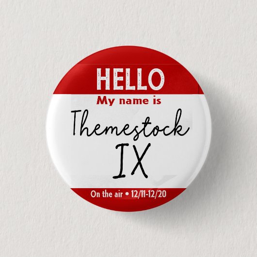 Schaltfläche Themestock IX Button (Vorderseite)