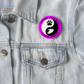 Schaltfläche "Tierrechte unterstützen" Button (Beispiel)