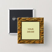 Schaltfläche Tiger Strips Foto Button (Vorne & Hinten)