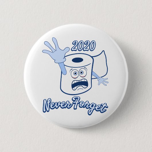 Schaltfläche "Toilet Paper Panic 2020" Button (Vorderseite)