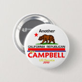 Schaltfläche Tom CAMPBELL 2010 Button (Vorne & Hinten)