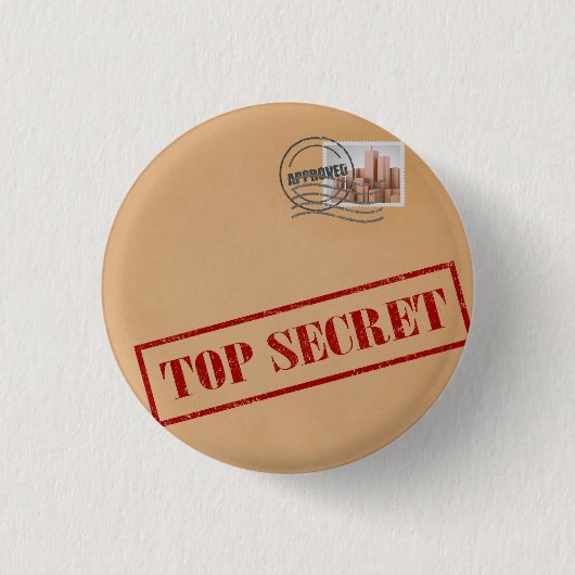 Schaltfläche "Top Secret Envelope" Button (Vorderseite)