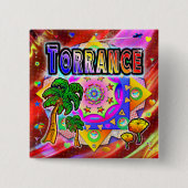 Schaltfläche "Torrance Tropical Friends" Button (Vorderseite)