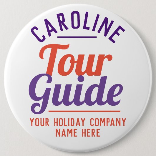Schaltfläche "Tour Guide" Button (Vorderseite)