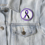 Schaltfläche "Tracheostomer Warrior Ribbon White" Button (Beispiel)