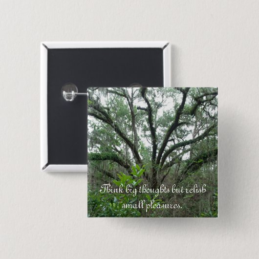 Schaltfläche "Tranquil Tree" Button (Vorne & Hinten)