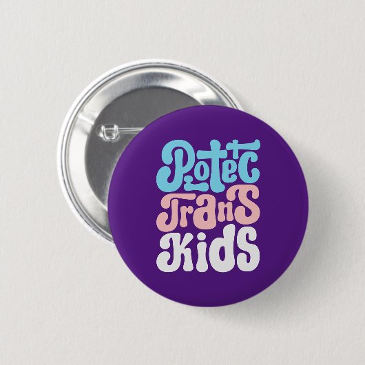 Schaltfläche Trans Kids schützen Button (Vorne & Hinten)