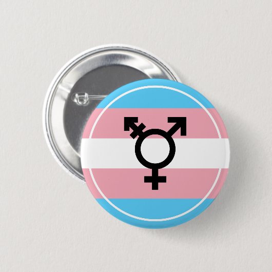 Schaltfläche "Transgender Pride" Button (Vorne & Hinten)