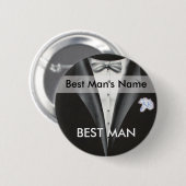 Schaltfläche Trauzeuge Name Tag Button (Vorne & Hinten)