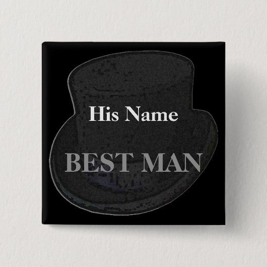 Schaltfläche Trauzeuge Name Tag Button (Vorderseite)