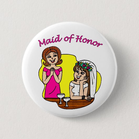 Schaltfläche: Trauzeugin II Button (Vorderseite)