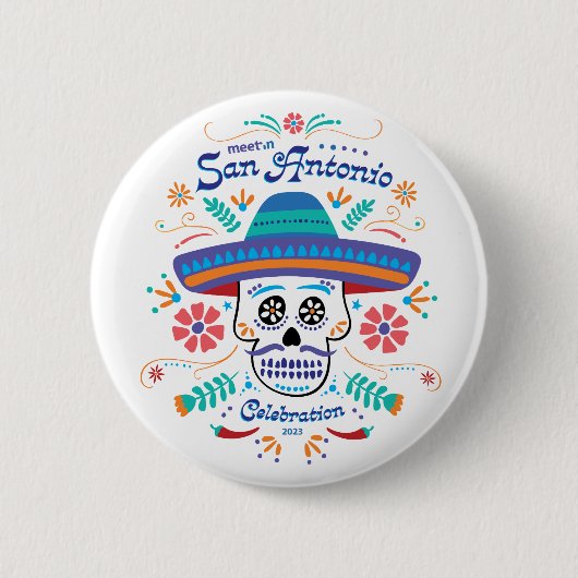 Schaltfläche "Treffen in San Antonio" Button (Vorderseite)