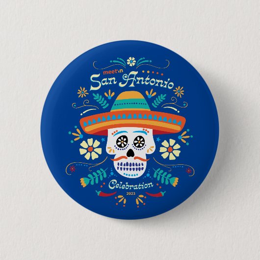 Schaltfläche "Treffen in San Antonio" Button (Vorderseite)