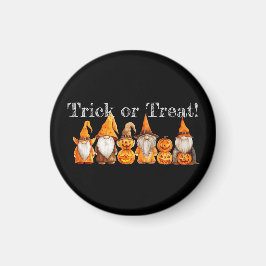 Schaltfläche "Trick oder Treat Gnomes" Magnet