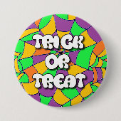 Schaltfläche Trick oder Treat Halloween Button (Vorderseite)