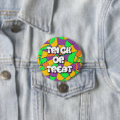Schaltfläche Trick oder Treat Halloween Button (Beispiel)