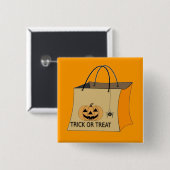 Schaltfläche Trick oder Treat Halloween Button (Vorne & Hinten)