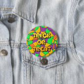 Schaltfläche Trick oder Treat Halloween Button (Beispiel)