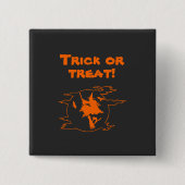 Schaltfläche "Trick" oder "Treat Hexe" Button (Vorderseite)