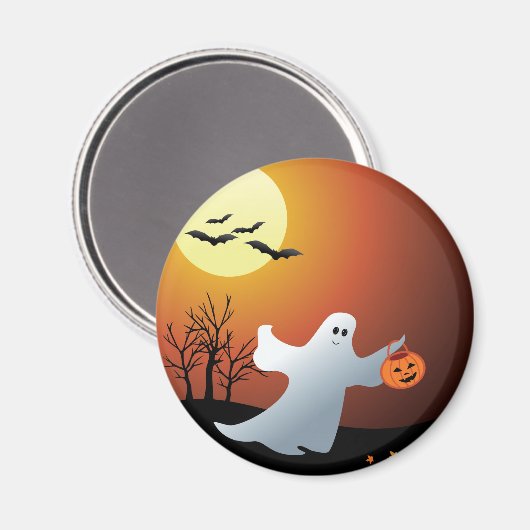 Schaltfläche TrickOrTreat Magnet (Vorderseite/Rückseite)