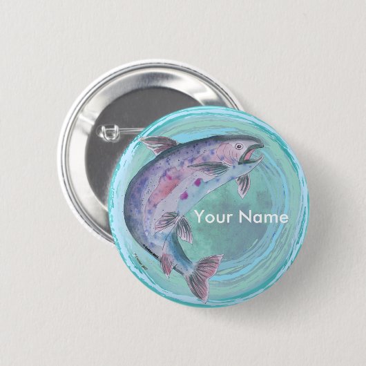 Schaltfläche "Trout Fischen" für benutzerdefiniert Button (Vorne & Hinten)