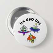 Schaltfläche "UFO Day" Button (Vorne & Hinten)