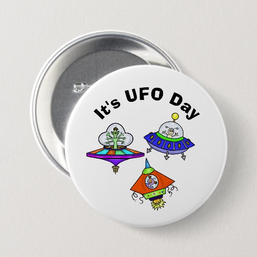 Schaltfläche "UFO Day" Button (Vorne & Hinten)