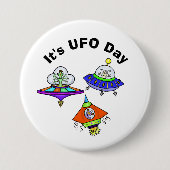 Schaltfläche "UFO Day" Button (Vorderseite)