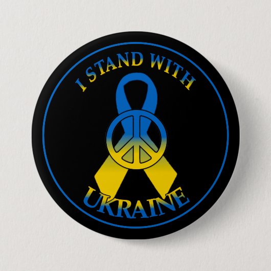 Schaltfläche "Ukraine - Friedenssicherung" Button (Vorderseite)