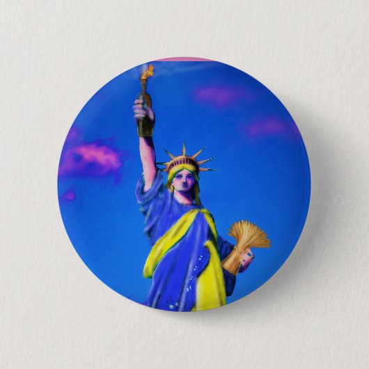 Schaltfläche "Ukrainische Freiheit" Button (Vorderseite)