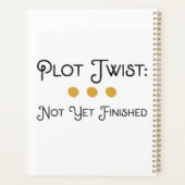 Schaltfläche "Unfertige Novel" | Buchlover-Geschen Planer (Rückseite)